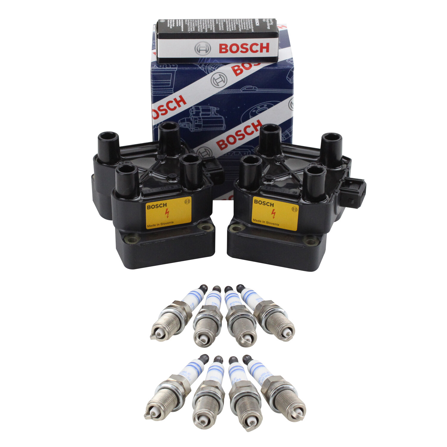 Bosch Ignition Coil Kit Double Iridium Gap 0.043