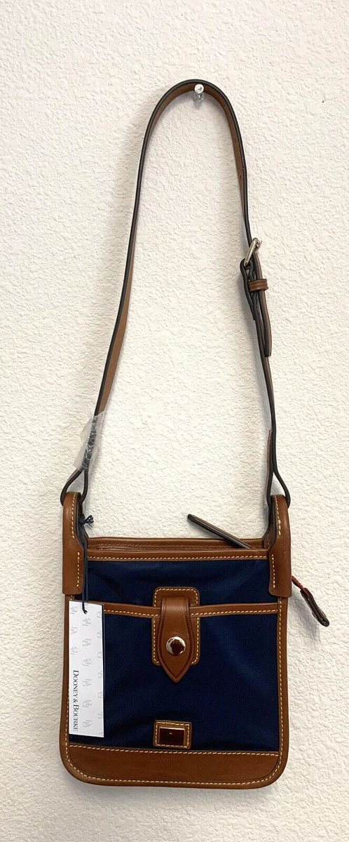 Dooney Bourke Wayfarer Letter Carrier Purse Navy eBay