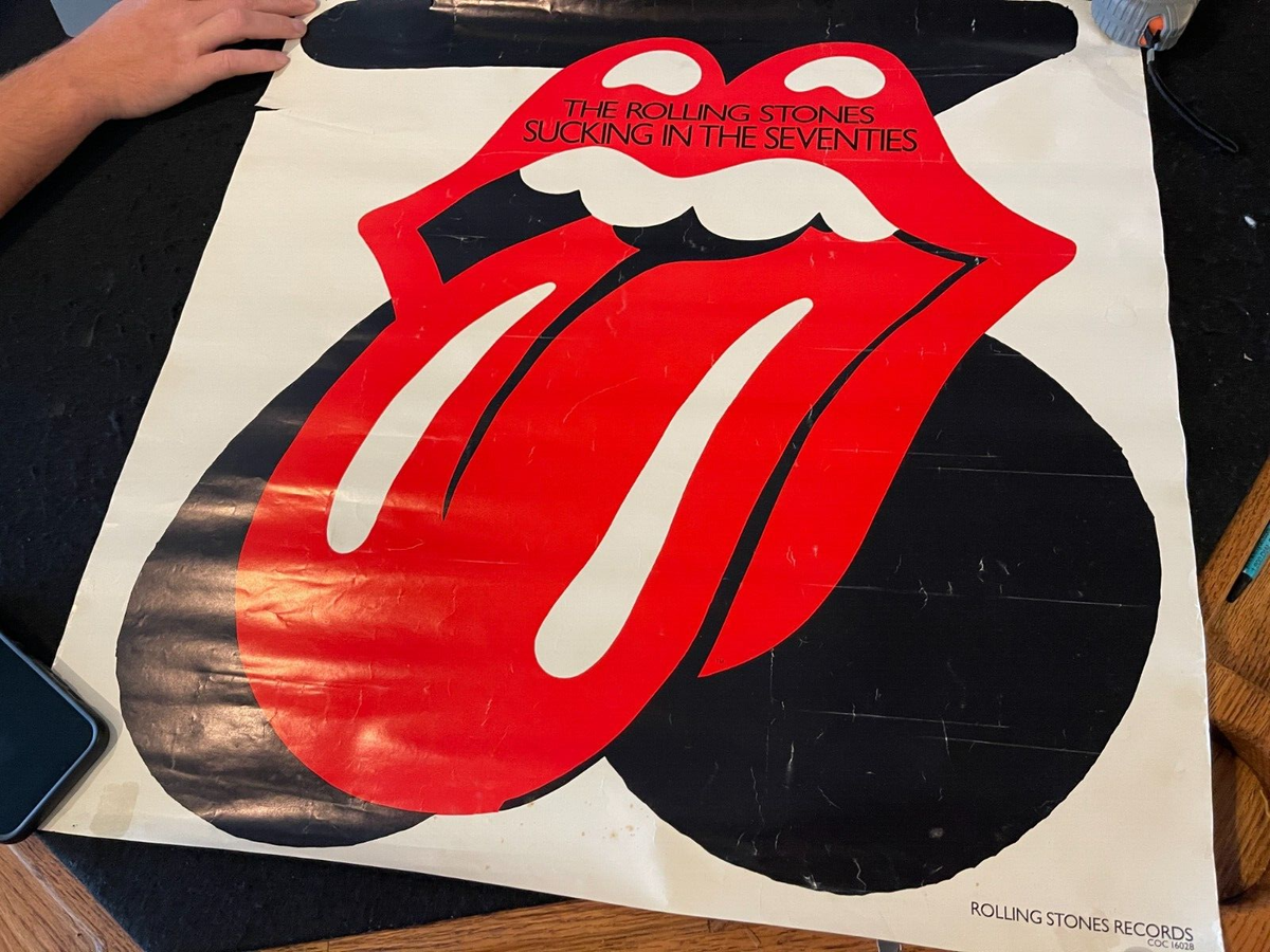 The Rolling Stones - Sucking in The Seventies POSTER COC1628 Rare 