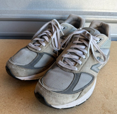 NEW BALANCE 990V5 M990GL5 Grey Gray Sneakers Shoes WOMENS Sz 9 USA Made
