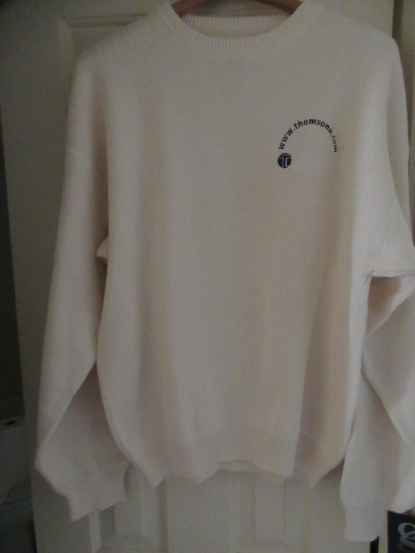 New Vintage Item, Gear For Sports, Long Sleeve Knit Sweater, Men, Large, Logo