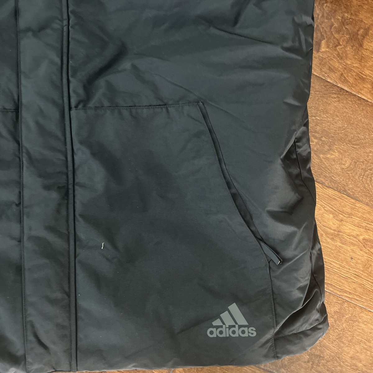 Adidas Men's X-Ploric Stripe Jacket Sz XL Black CY8624 Hooded