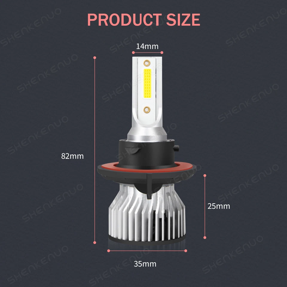 Faro antiniebla LED H11 para Chevrolet Spark 2012-2015 combo H13 9008 Foto 2 de 4