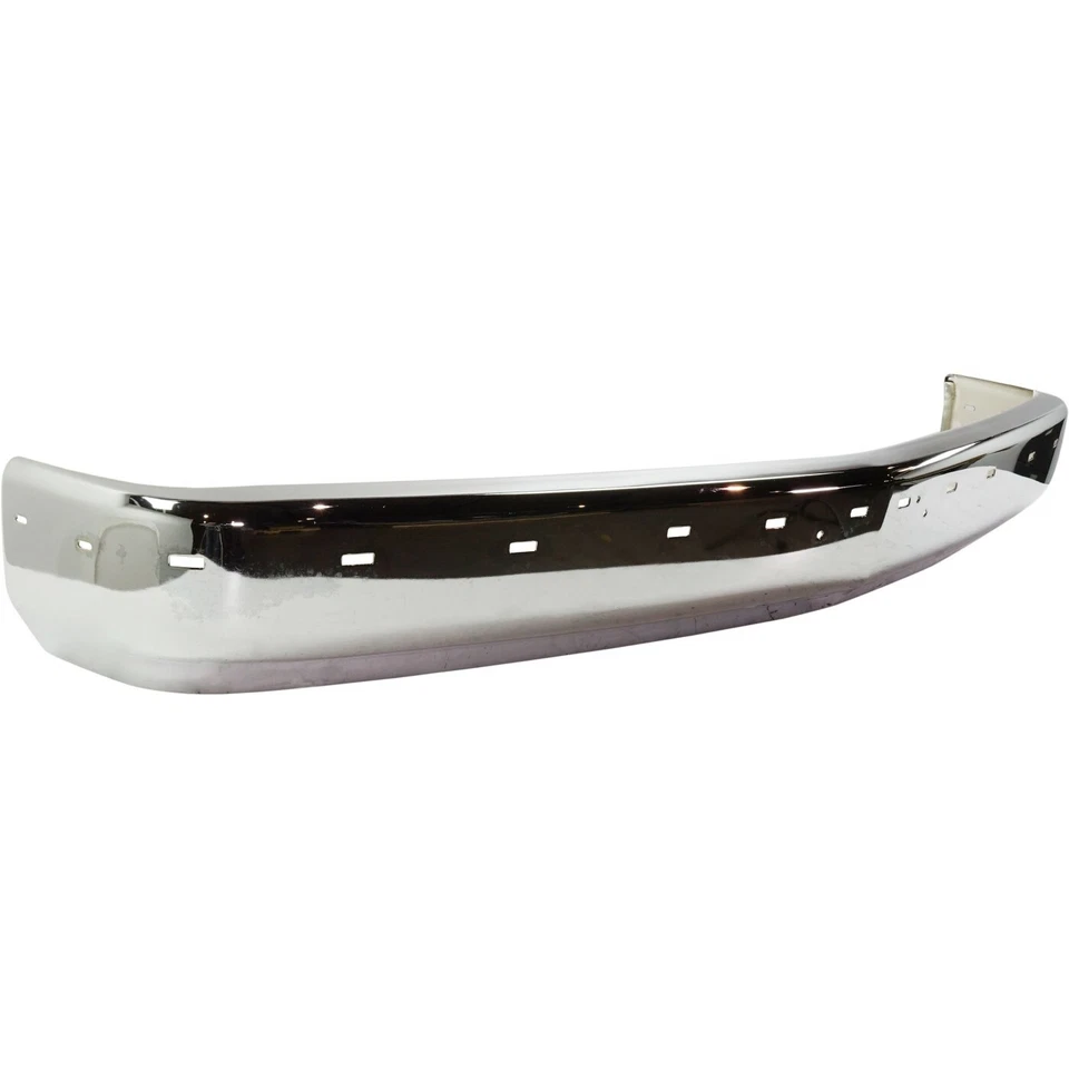 New Front Chrome Bumper For 1988-1999 GMC C K W/ Molding W/O Air GM1002802 - Image 4 of 4