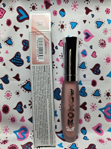 Buxom Plump Shot Sheer Tint Collagen Infused Lip Serum Soft Blush  .14 oz - Picture 2 of 6