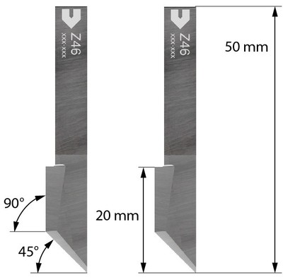 Superior Carbide Zund Z13 ESKO BLD-SF213 Carbide Blades