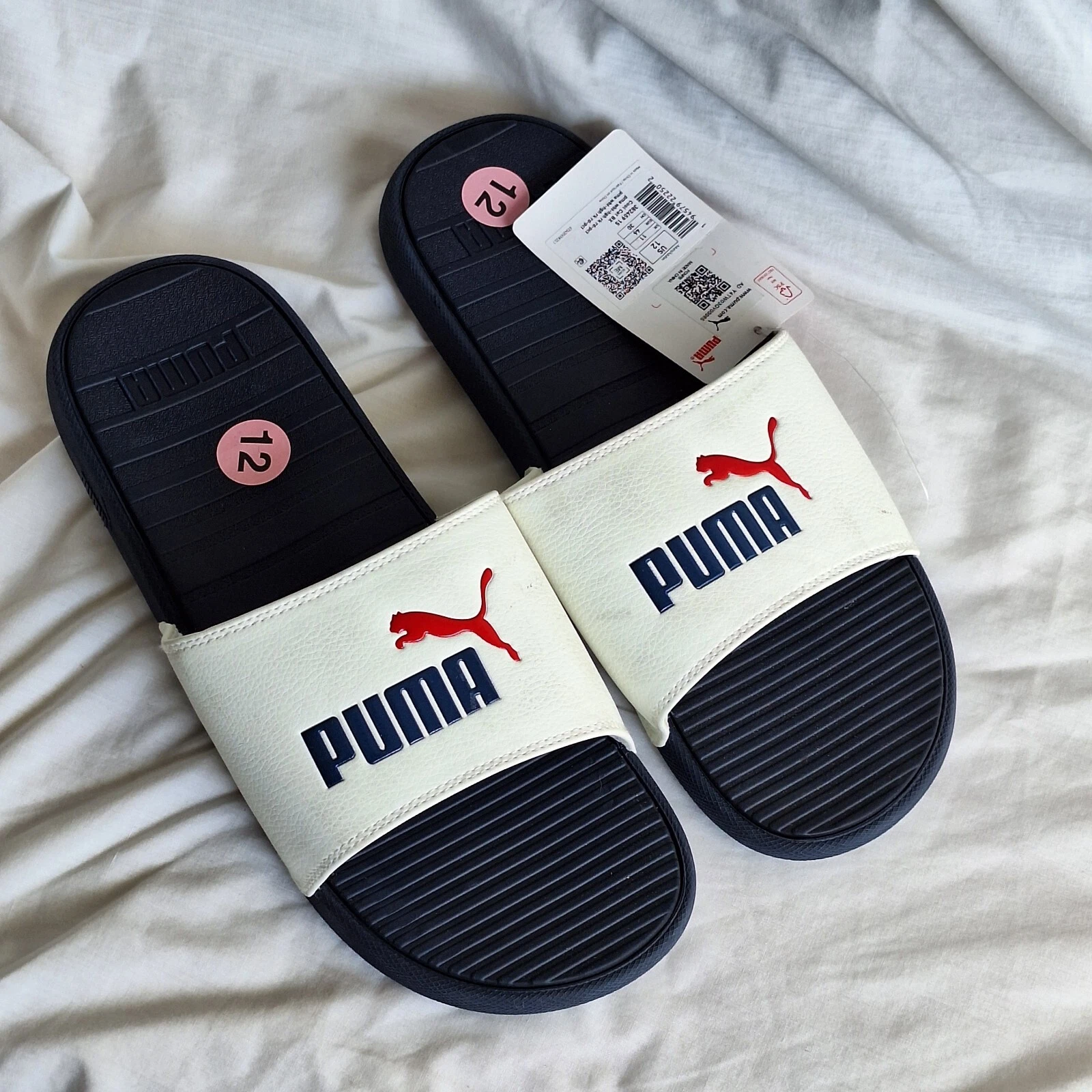 Infradito Puma Slides da uomo taglia 12 nuove