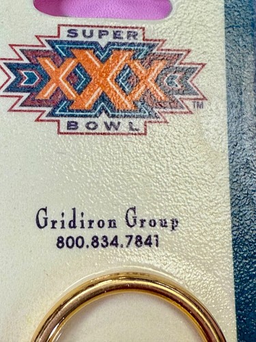 Super Bowl 30 Xxx Key Chain Dallas Vs Pittsburg Sun Devil Stadium Keychain - Picture 22 of 22