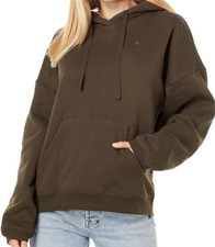 NWT Volcom Stone Heart II Hoodie Women's M Espresso Brown