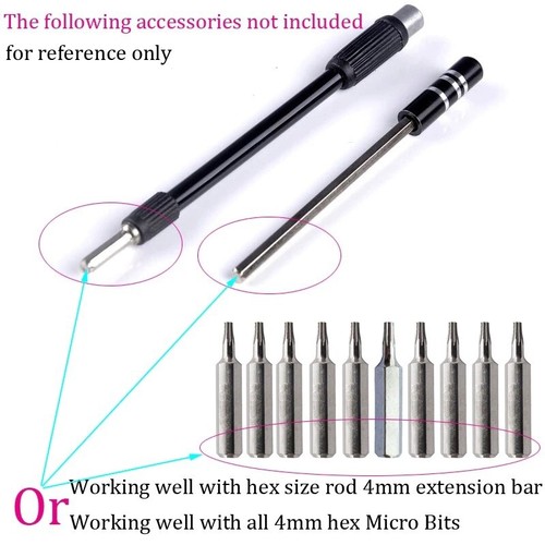 10pcs CR-V Torx Bit Set T2 T3 T4 T5 TR6 T7 T8H TR9 T10 (T6-T10 Security) PH000 - Picture 4 of 6