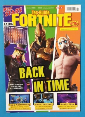 New Stars Tec-Guide Fortnite #16 November 10/2019 Back in Time NEU 1A
