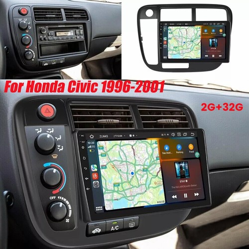 Android Car Stereo Radio for Honda Civic 1996-2001 GPS Nav WiFi Bluetooth FM RDS - Foto 5 di 17