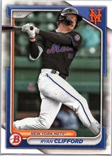 Ryan Clifford 2024 Bowman #BP-1 New York Mets 3Row 4A (7)