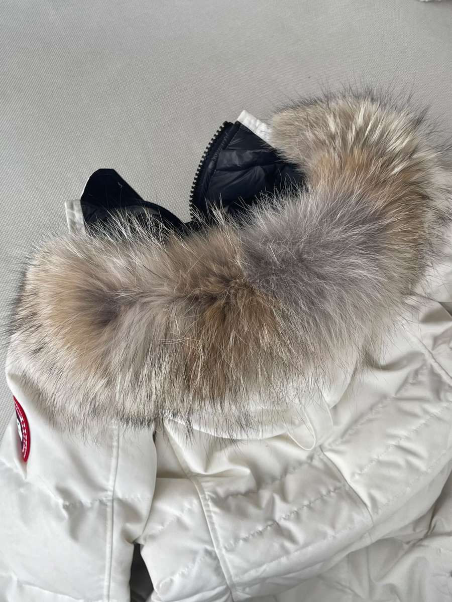 Coyote Fur Trim Hood YKK Zipper Real Fur Canada Goose Replacement
