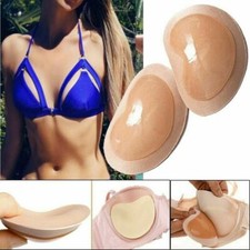 2X Invisible Silicone Gel Bra Inserts Pads Breast Lift Enhancer Push Up Bikini