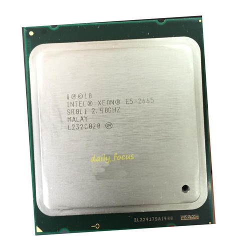 Intel Xeon E5-2665 2.4 GHz LGA2011 8 cores 16 threads SR0L1 CPU Processor 20 MB