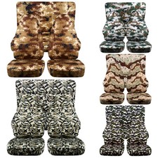 Front and Rear car seat covers digital camouflage fits wrangler YJ /TJ /LJ