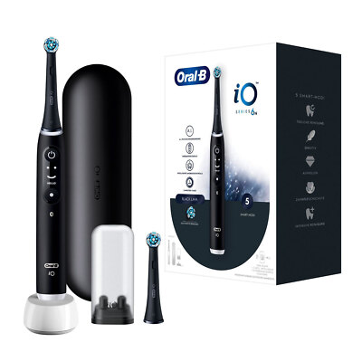 Oral-B iO 6 Elektrische Zahnbürste Andruckkontrolle Zahnreinigung Ladestation