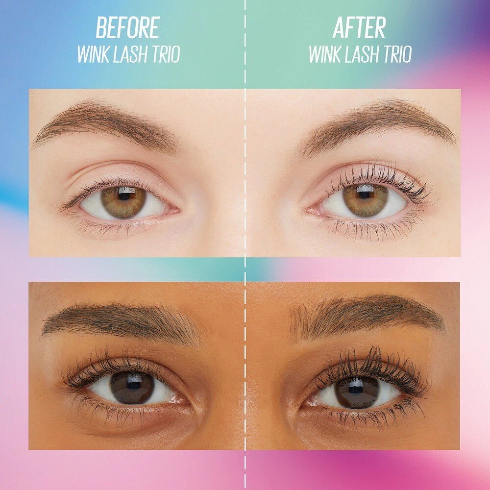 Kaja Wink Lash Trio Mascara For Volumizing, Lengthening and