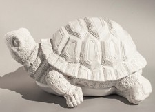 Unpainted Urn Turtle Ashes Pet Memorial Sculpture Animal Grave Ornament Tortoise