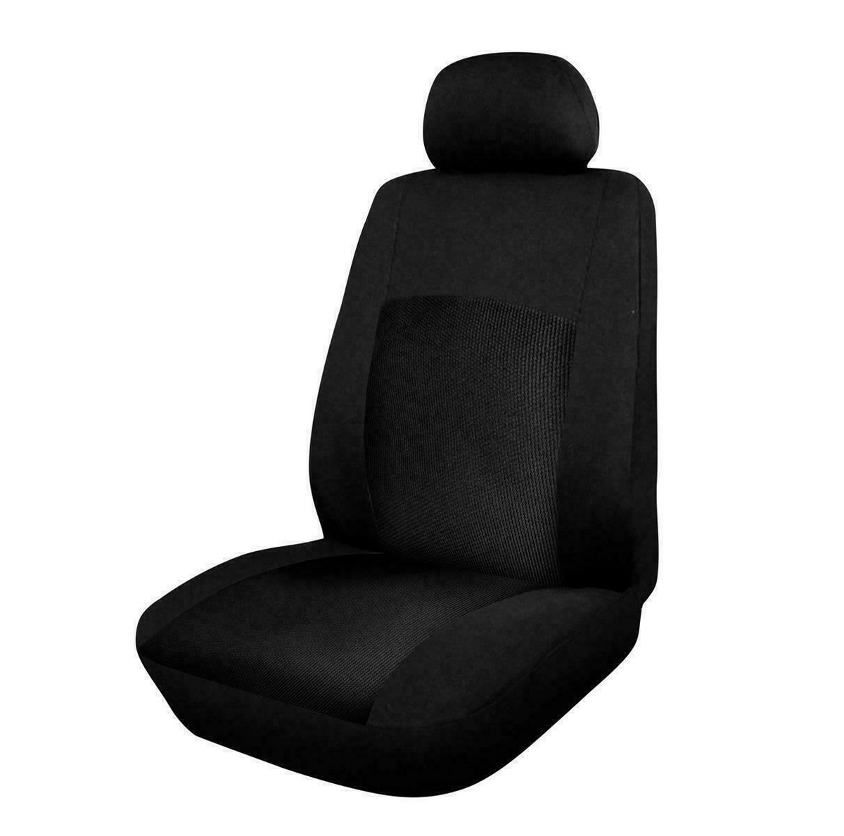 Coprisedili Nero Per Fiat Lancia Copri Sedili Adattabili Tessuto - Foto 7