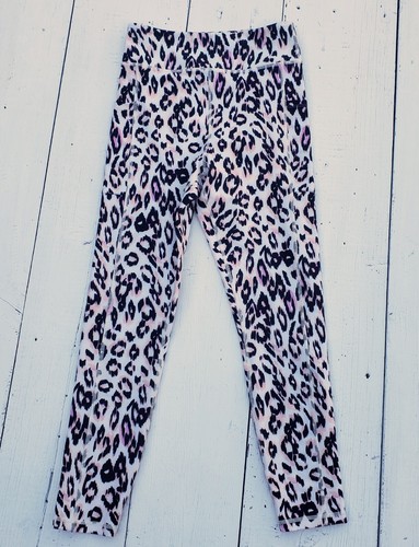 Calme Johnny Was Endurance 7/8 Leopard Black Legging W/ POCKETS Beige Sz XS $128 - Picture 9 of 9