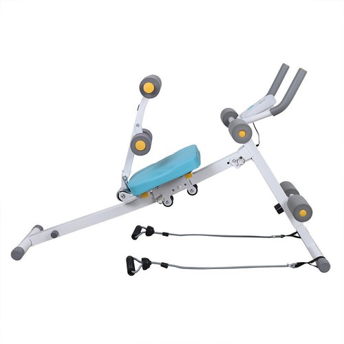 Foldable Sit-Up Abdomen Machine Body Shaper Cruncher Trainer Fitness Equipment - Picture 5 of 8