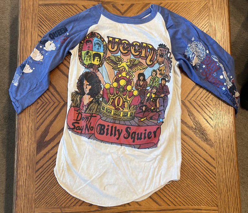 Queen/Billy Squier  1982 Don’t Say No U.s. Tour T-Shirt (L).