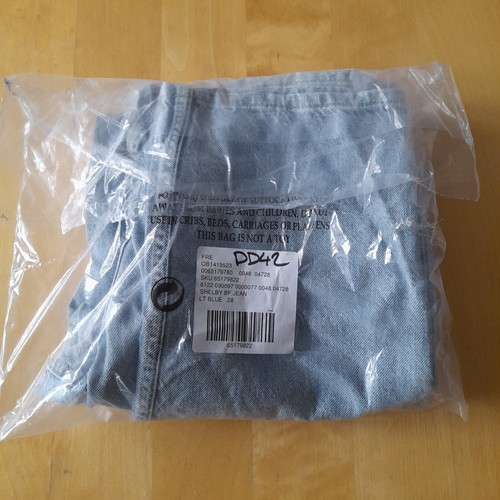 Pantalones de mezclilla para mujer FREE PEOPLE 28W 34 L Shelby de altura baja novio azul cielo nuevos con etiquetas precio de venta sugerido por el fabricante 68 £ - Imagen 17 de 17