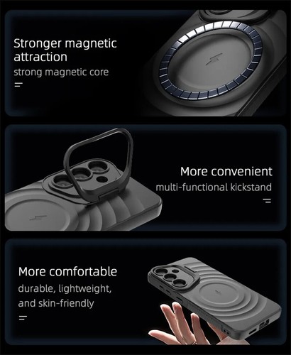 Coque Support Résistante Antichoc pour Samsung Galaxy S25 Plus S25 Ultra Magsafe - Photo 7 sur 15