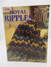 Royal Ripples 7 Crochet Afghan Patterns Leisure Arts 3108 Kreimeyer