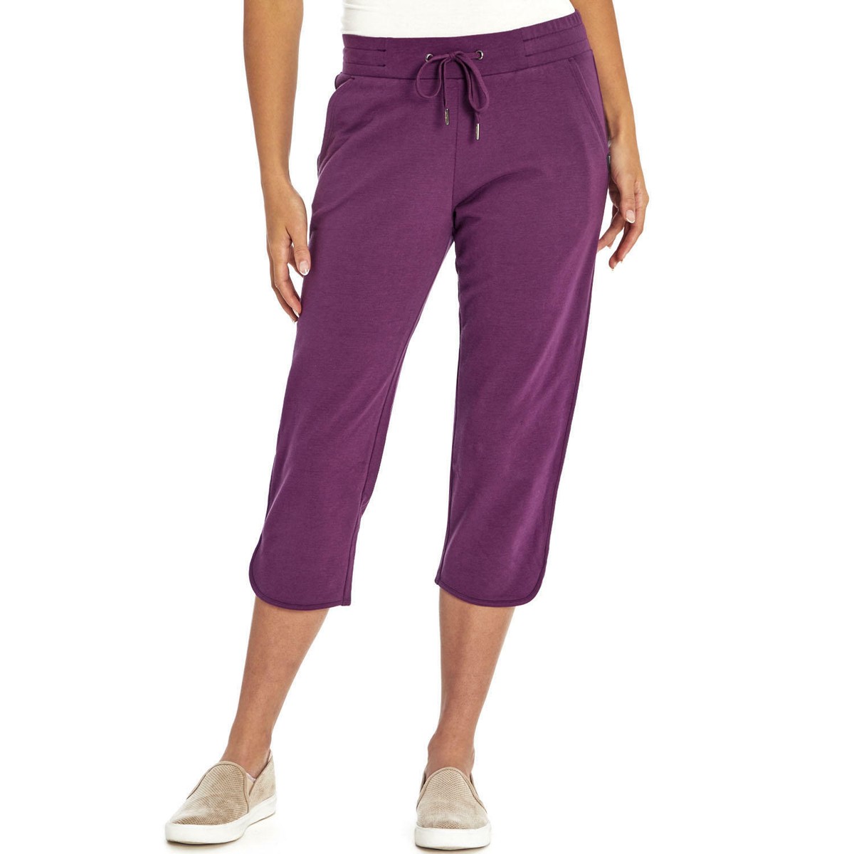 EDDIE BAUER WOMEN'S FRENCH TERRY CAPRI SELECT COLORS \u0026 SIZES NEW | eBay