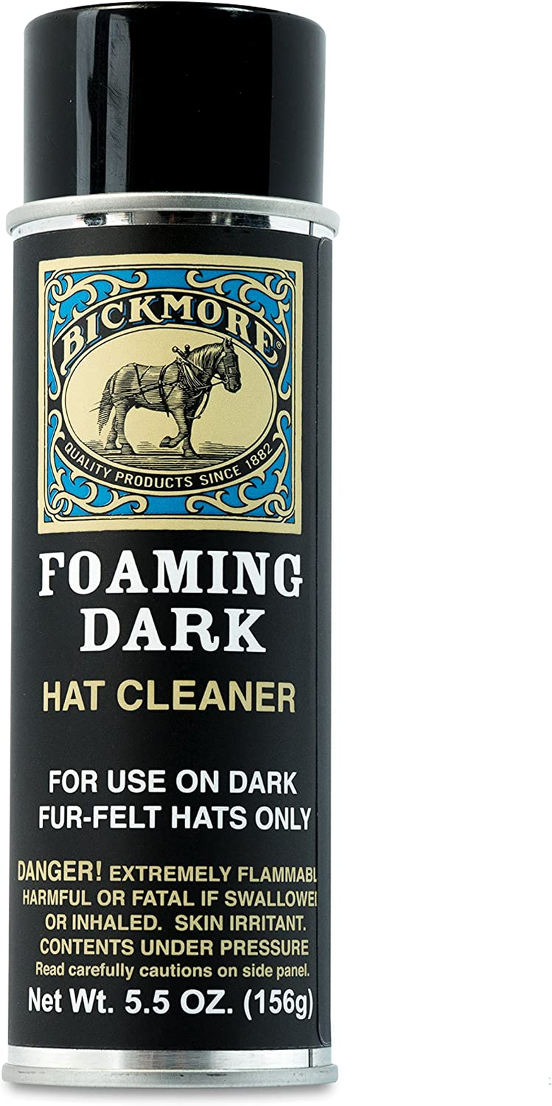Bickmore Foaming Dark Hat Cleaner | Remove Dirt, Dust, Fingerprints & Sweat Stai