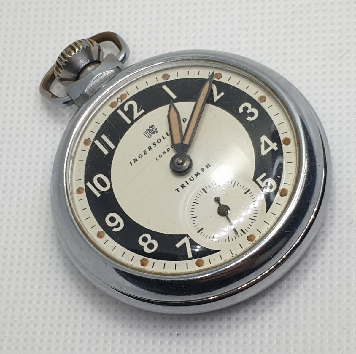 Ingersoll Ltd London Triumph Pocket Watch Circa 1960s | eBay