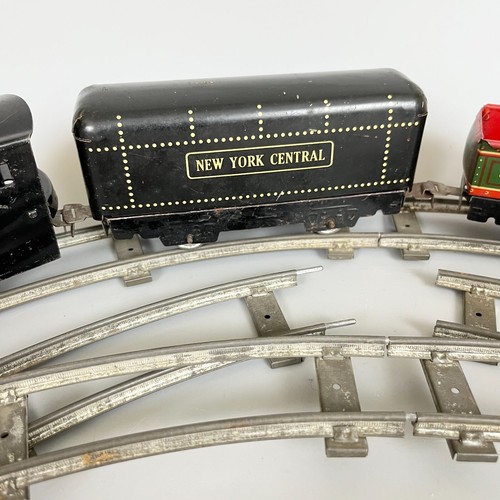 MARX Streamlined Sparkling Mechanical Train Set 1940s VTG NY Central Lines - Picture 3 of 18