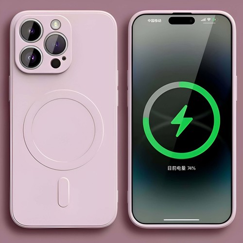 Silikonowe etui magnetyczne do Apple iPhone 13,14,15 - miękkie i modne - Zdjęcie 30 z 36