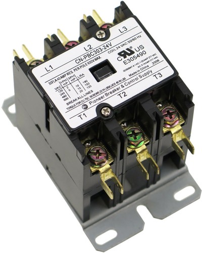AIR CONDITIONING DP Definite Purpose Contactor FLA 30 RES 40A 3P 24V Coil - Picture 3 of 11