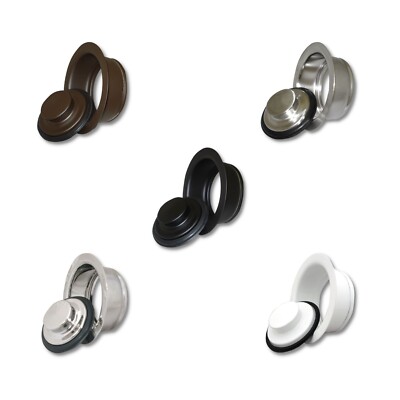 Mr. Scrappy Garbage Disposal Sink Flange & Stopper Set for 3.5'' Sink,  5 Colors