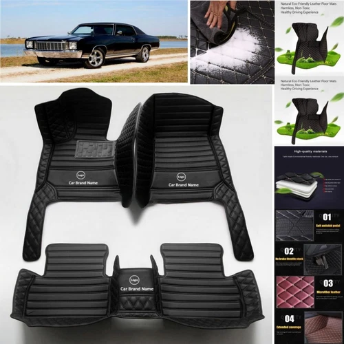 For Chevrolet Monte Carlo 2000-2025 Car Floor Mats Waterproof Custom PU Leather - Imagen 14 de 36