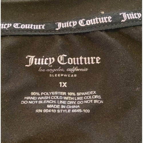 Juicy Couture Los Angeles EST 1978 diamond crown sleepwear pullover top, XL - Picture 5 of 6
