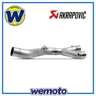 Akrapovic Raccord Elimina Catalyseur L-Y10SO17 Pour Yamaha YZF-R1 2015-2024 - Photo 1/4