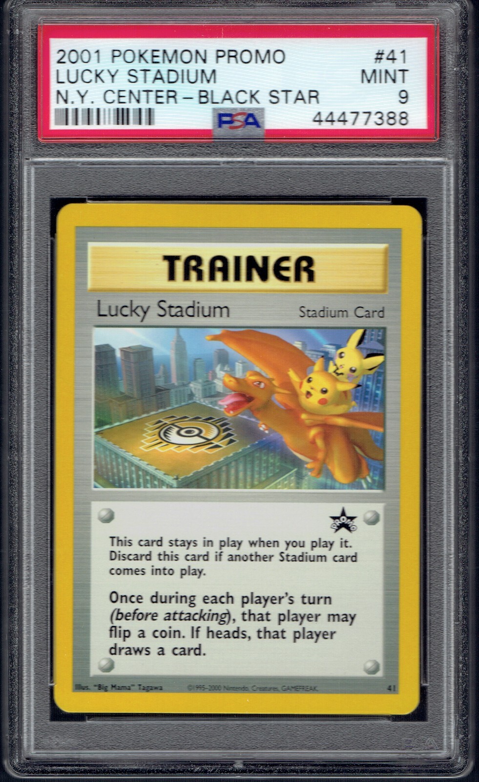 2001 Pokémon Lucky Stadium 41 PSA 9 (WOTC Black Star Promos)