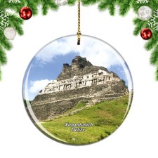 Belize Xunantunich Christmas ornament city travel souvenir