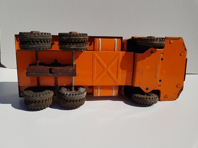 JOUSTRA ANCIEN CAMION Bernard avec grue en tôle et plastique 34 cm EUR