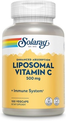 SOLARAY Liposomal Vitamin C 500mg - Enhanced Absorption Vitamin C Liposomal Blen