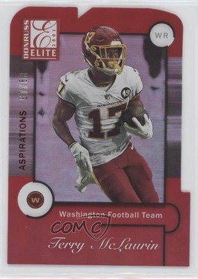 2021 Panini Donruss Elite 2001 Aspirations Die-Cut 67/83 Terry McLaurin #34 0hg1