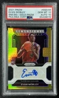 EVAN MOBLEY PSA 10 2021-22 PANINI PRIZM ROOKIE SENSATIONAL AUTO GOLD RC 2/10