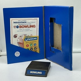 Intellivision Game Lot of 7 w/ Boxes - NFL, MLB, NHL, Skiing, Golf, Bowling +1