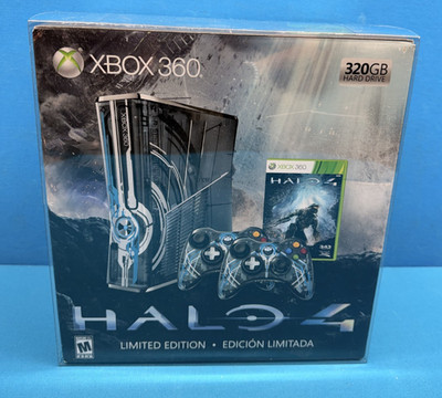 Xbox 360 320GB Halo 4 Bundle - Console Headset Controllers & Game