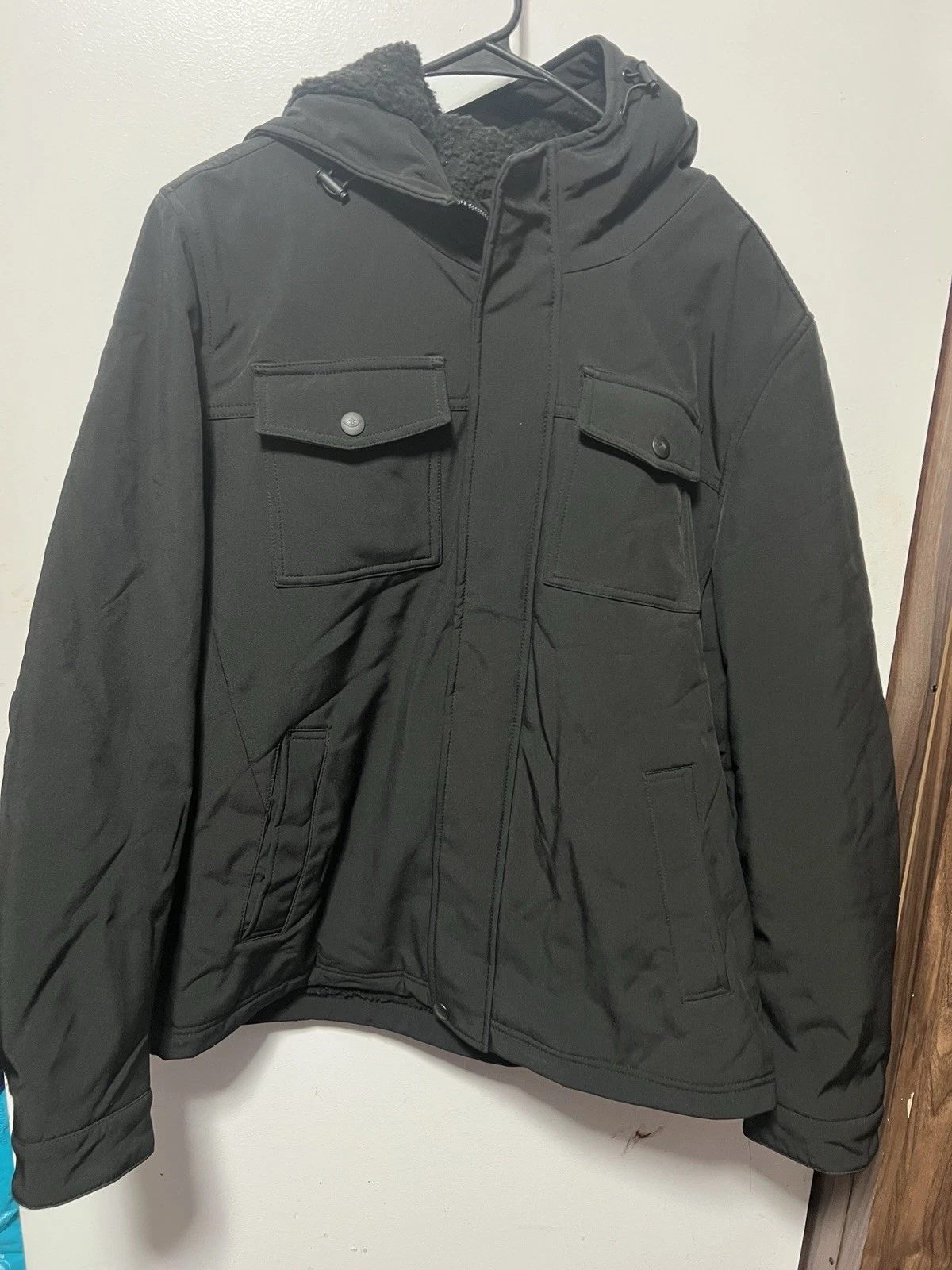 Dockers Men’s fleece warm and rain jacket size M